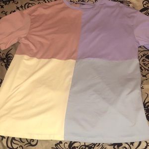 Over side T shirt dress